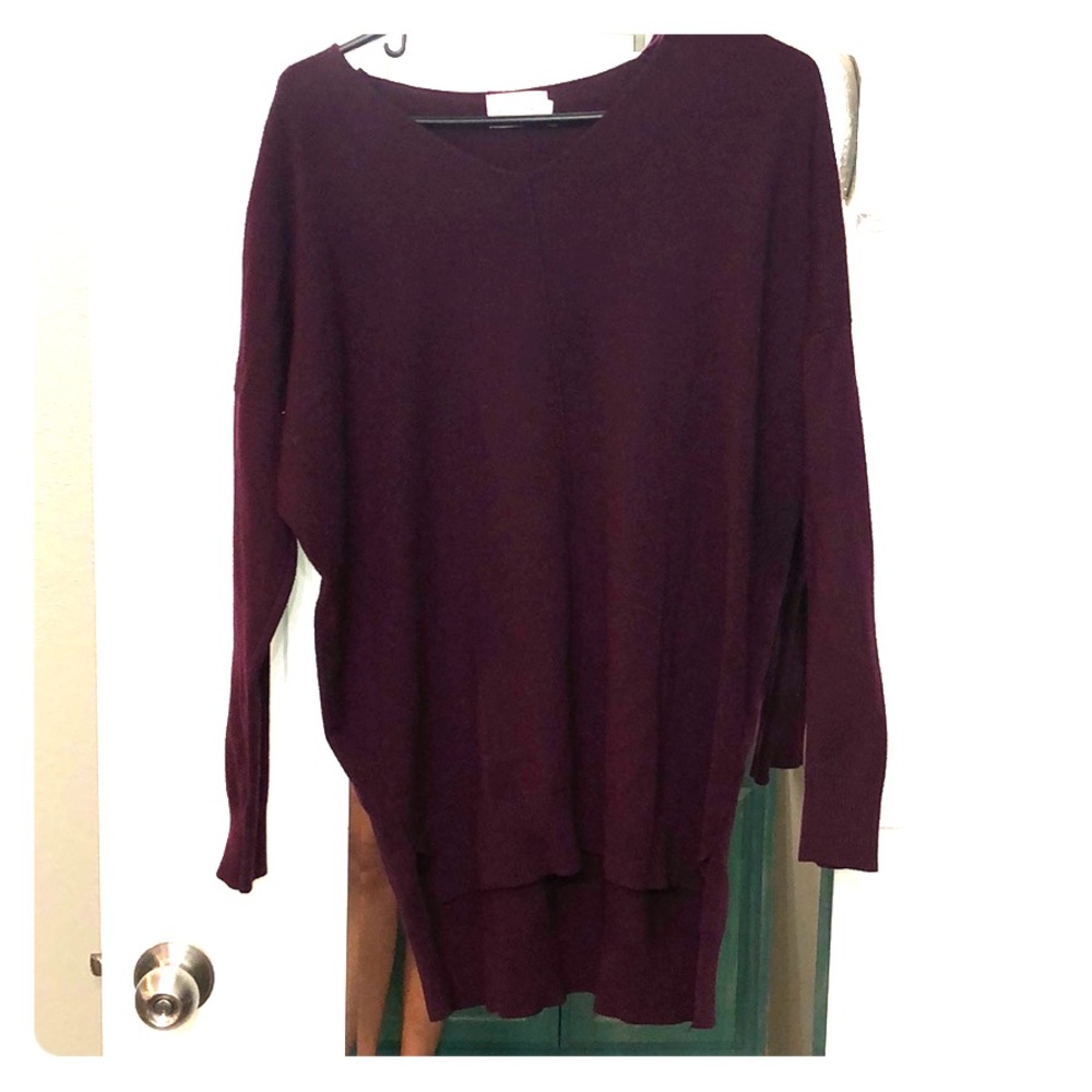 High low dolman sweater